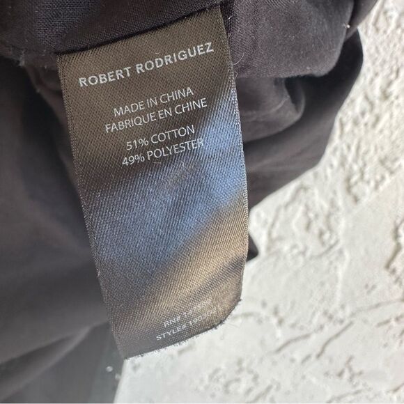 ROBERT RODRIGUEZ Dress Women Small Midi Eyelet Ruffle Sleeveless Evening - Picture 9 of 9